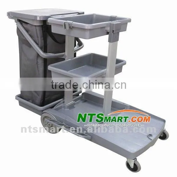 Hotel cleaning trolly,hotel cleaning cart ,hotel supplies
