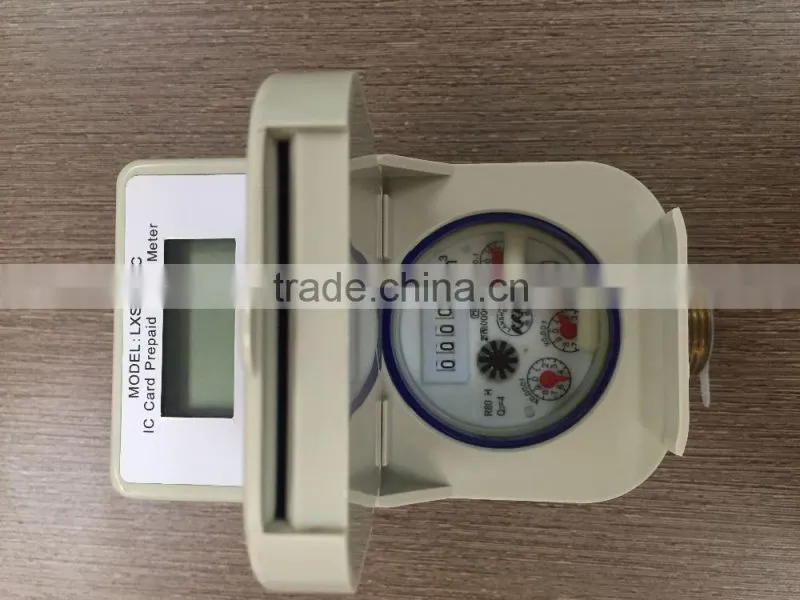 Smart IC card Plastic STS prepaid water meter