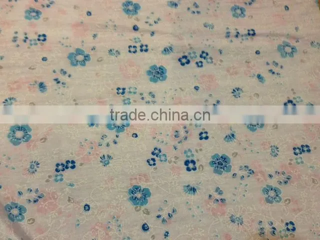 Floral print cotton fabric