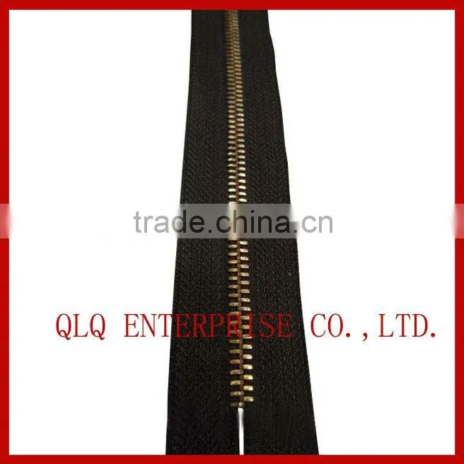 Long Chain 5# Metal Zipper with Colorful Teeth