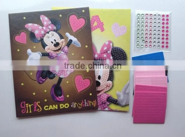 DIY kids sticky mosaic by number