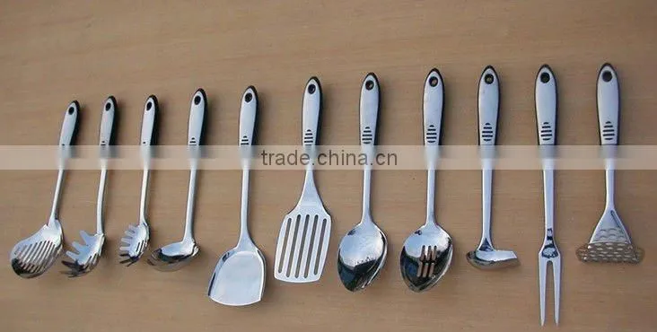 stainless kitchen utensil set