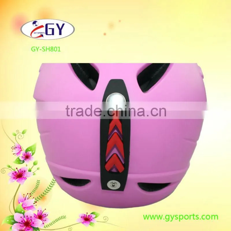 gloss/matte skiing helmet snowboard helmet with colorful shell