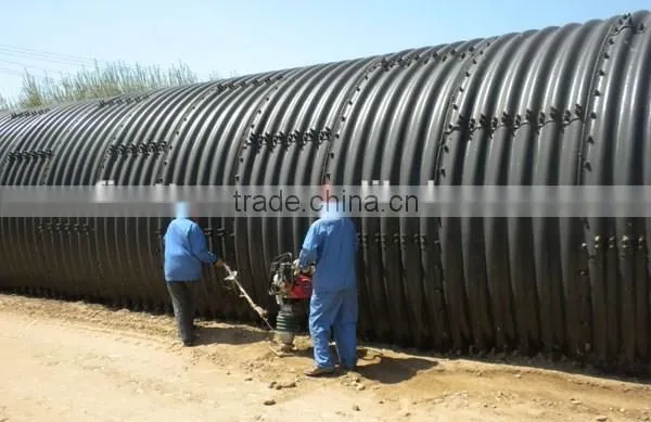 Hot dip galvanized metel corrugated bridge