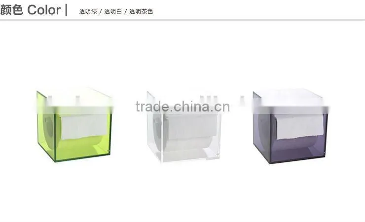 Customizable wall used acrylic santa tissue box