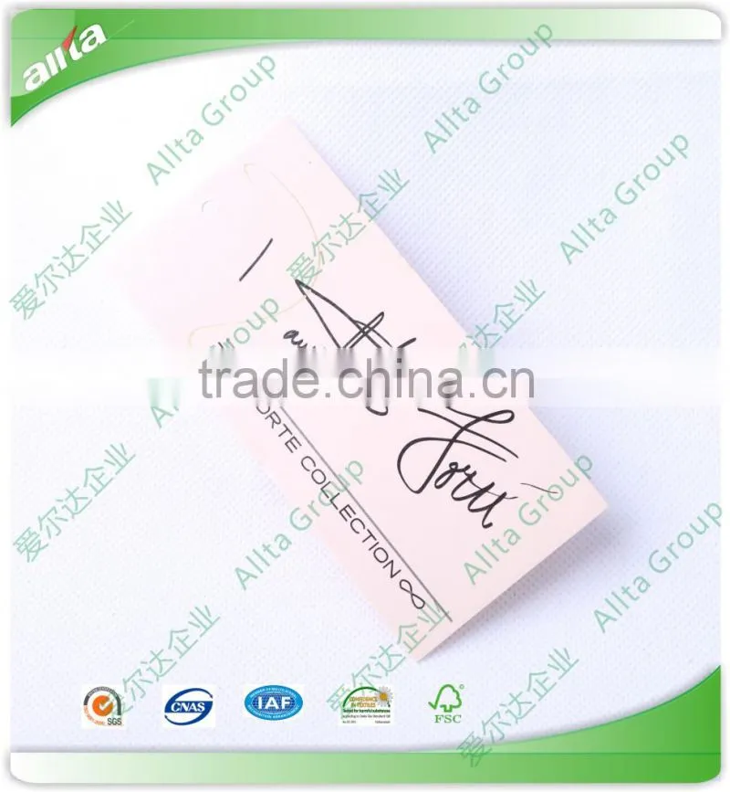 Fancy kraft paper jewelry hang tags customized in china with your logo design