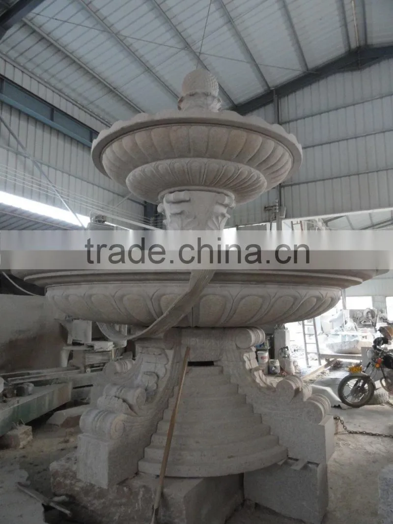 marble water fountain statues