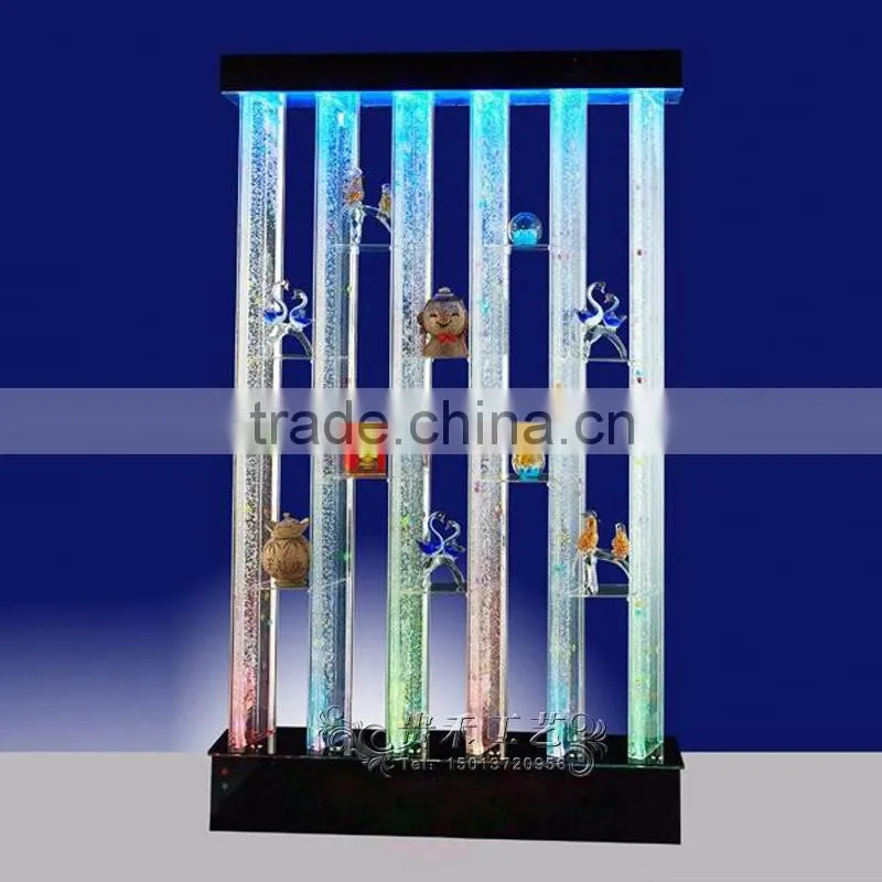 high quality clear acrylic led acrylic bubble waterfull