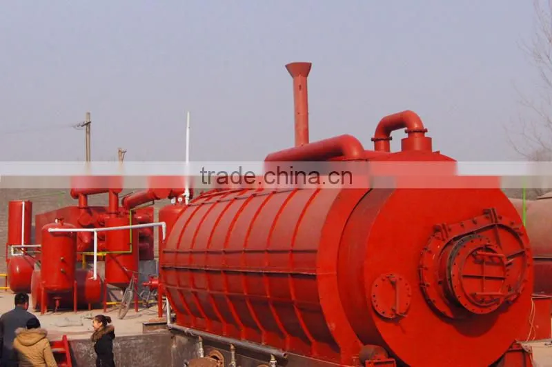 Environmental Friendly Continuous Waste Tyre Rubber Pyrolisis Plant