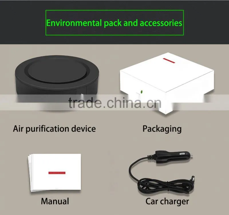 white plasma car purifier