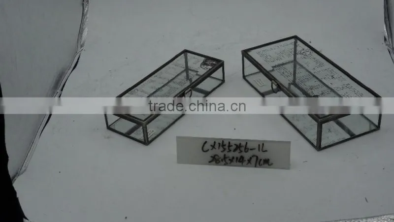 Factory made Glass Jewelry Boxes