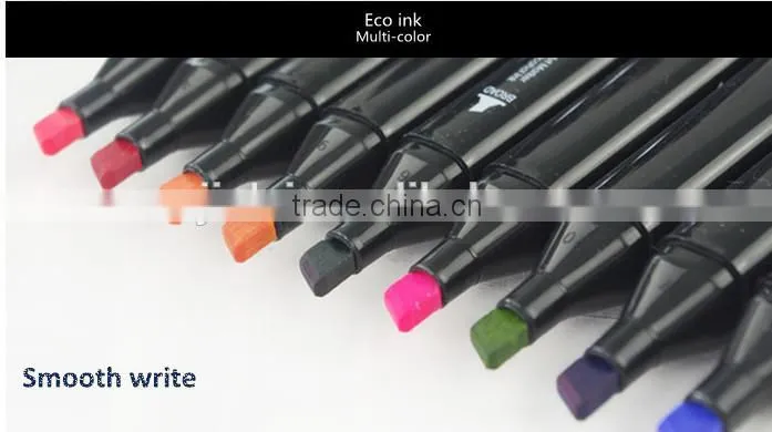 Double Dual Twin Tips Water Based Permanent Marker
