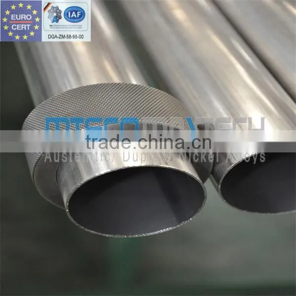 Bright annealed stainless steel welded pipes