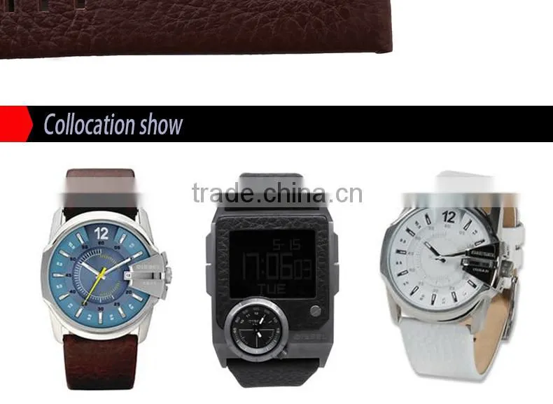 2016 Fashion belt good quality watch band real leather watch strap 22|24|26|28|30mm