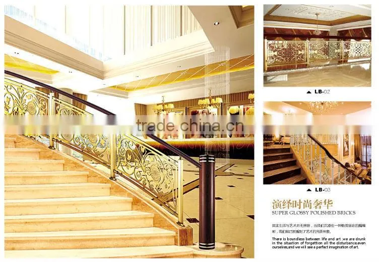 fashionable design aluminium stair railing