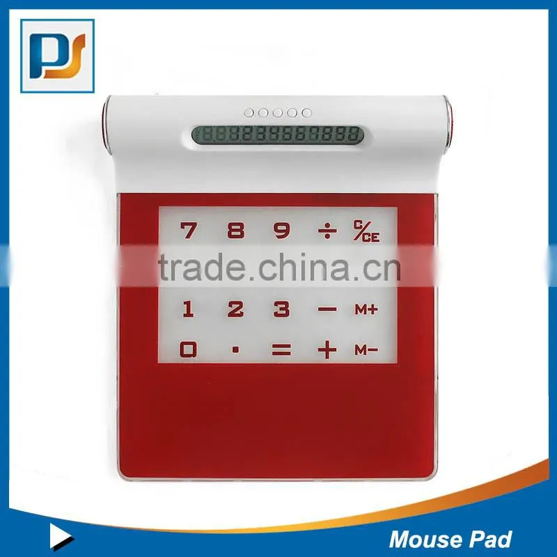 Mutifuntional Mouse Pad with USB2.0 Hub and Speaker 2-in-1 USB Powered Mouse Pad & Calculator