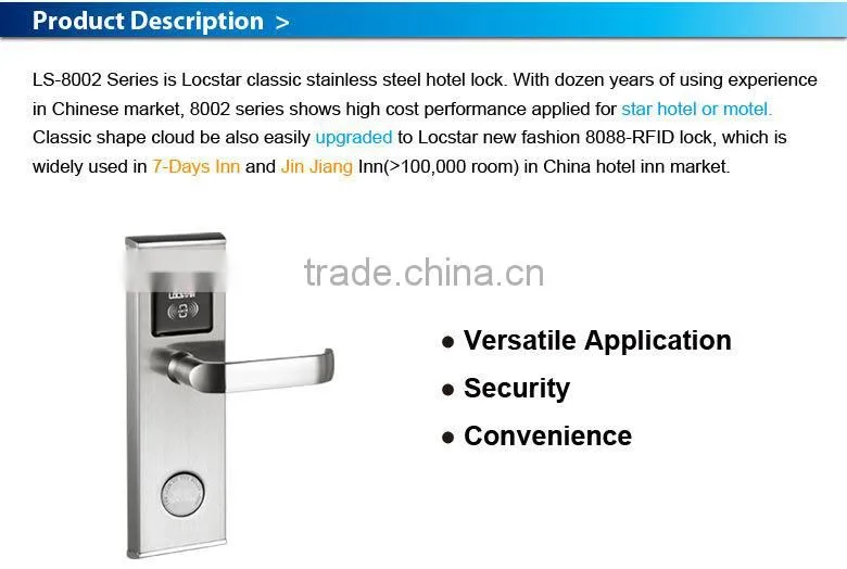 Electronic Hotel Rfid Door Lock LSD8002