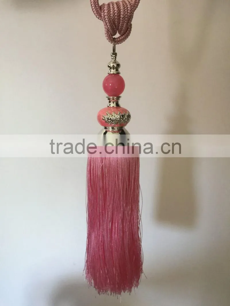 curtain fashion decorative cord tieback tassel