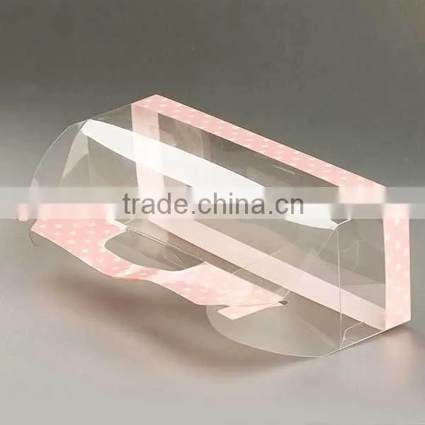 New customized manufacturer of PET PVC PP clear macarons box for all amount