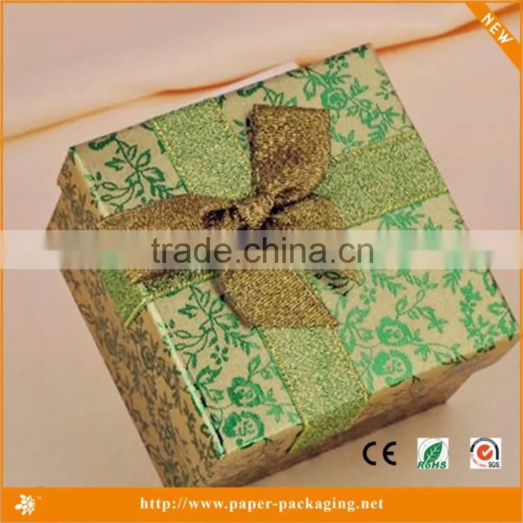 Fashion design watch box paper jewelry box