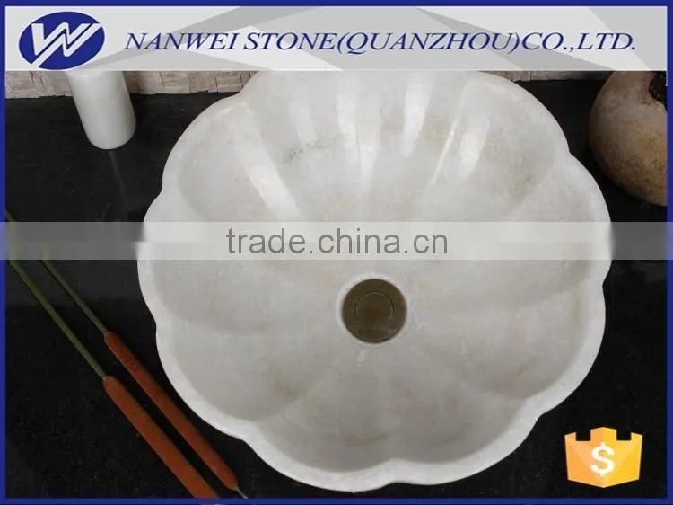 Online Booking White COLOR stone wash basin in bathroom and home products OF CUSTOM SIZE IN