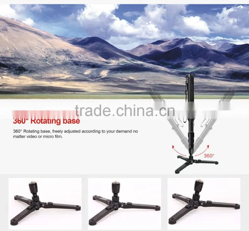 Kingjoy Qualified Aluminum Professional Monopod MP3008