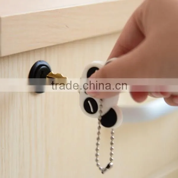 2014 promotional customized felt silicone key chain