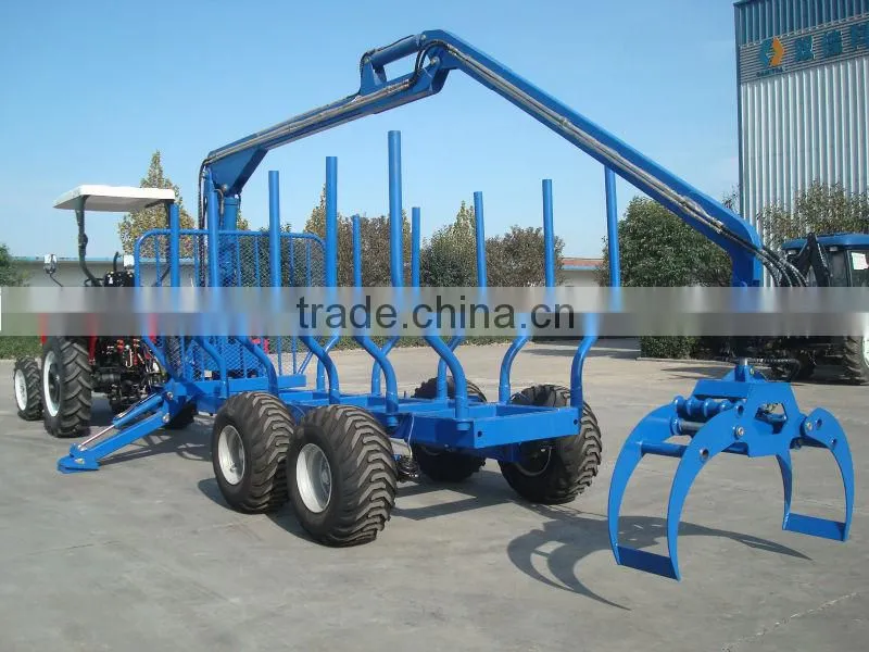 Log loader trailer
