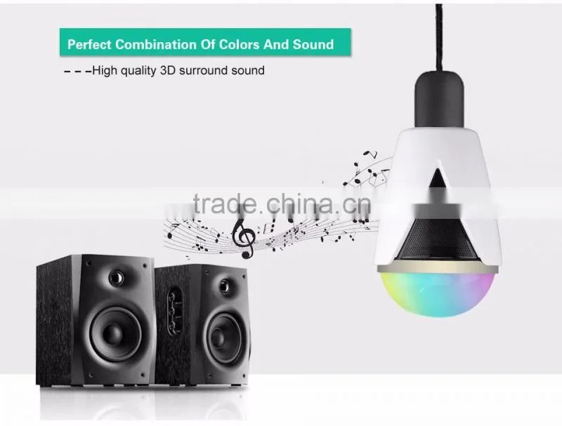 Annular shape atomosphere led light bluetooth speaker