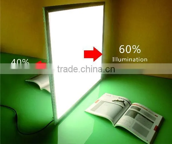 Shenzhen New 40w 600x600 led panel double side light box led panel emergency light cold white led panel light(P1-141)
