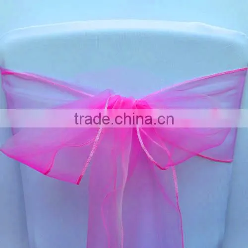 Fancy Transparent Chair Sashes