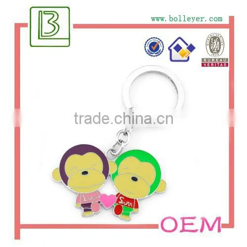 monkey shaped promotional keychain