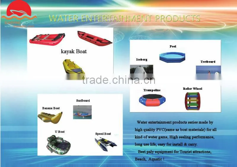 2014 outdoor sport cheap inflatable Fishing kayak