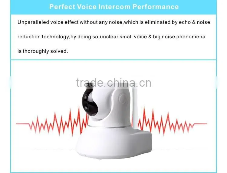 New model Indoor IR Cut 720p HD Wifi Wireless Pan/Tilt PTZ IP Camera