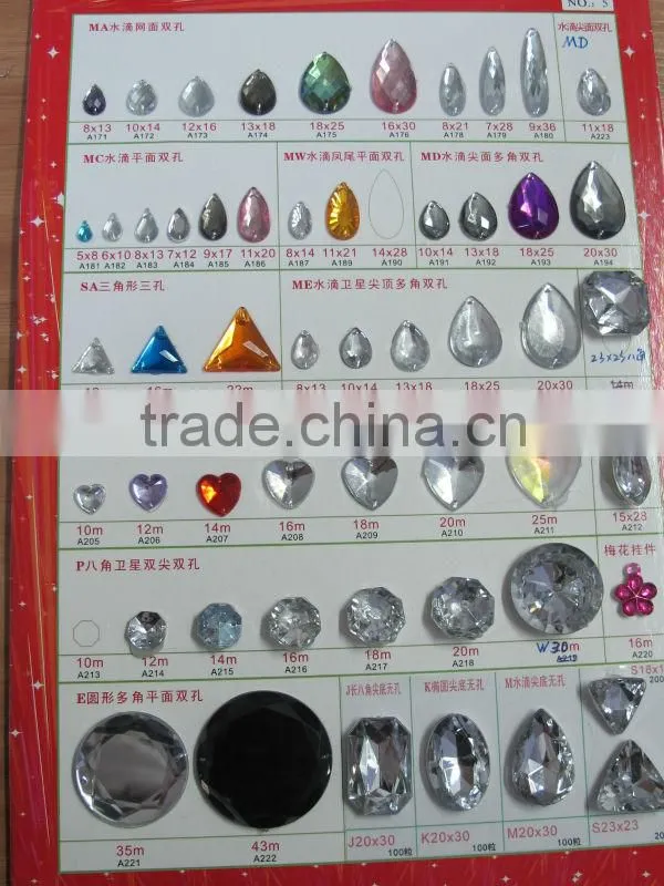 apex0991 acrylic stone for fashion garments