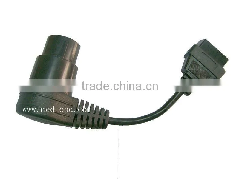 OBD2 cable OBD2 Interface OBD16PF to 38P 90degree for Benz