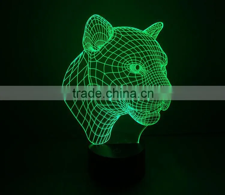 Color Change 3D Leopard LED Light