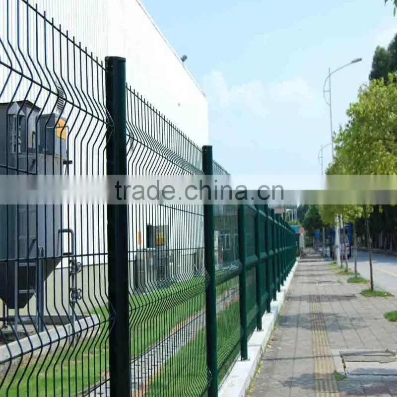 Galvanized low carbon steel boundary wall wire mesh fence