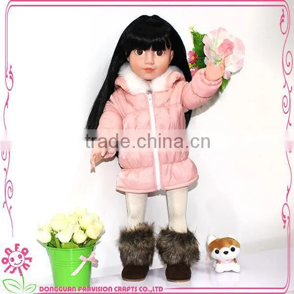 Doll clothes sale hot pink animal print fur trim doll jacket