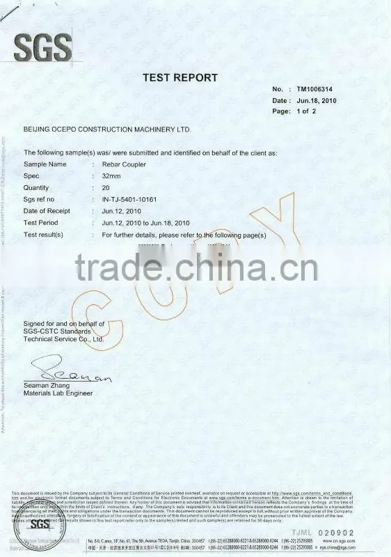 OCEPO Alibaba Supplier Pressed Rebar Forging Machine for Making Coupler