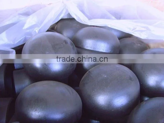 ASME A234 WPC steel cap SCH40