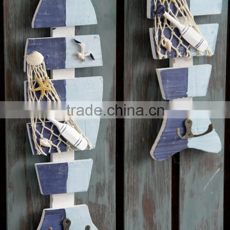 High Quality China Supplier wooden Wall Hanging Hooks For Home Decoration