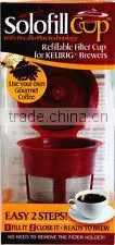 2014 hot sales new design stainless steel etched mesh reusable coffee capsule