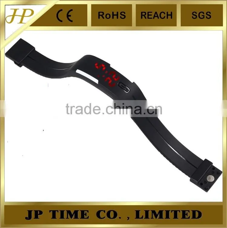 New coming rubber bracelet led silicone watch candy color new coming