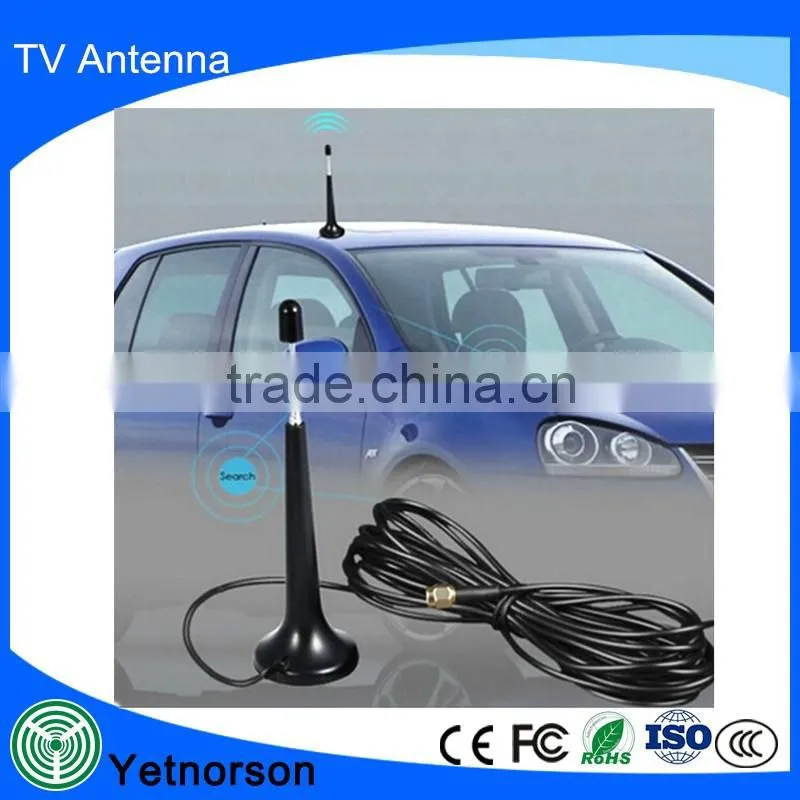 Factory supply 174-230/470-860MHz Magnetic Base best indoor digitalTV antenna with IEC/F conector
