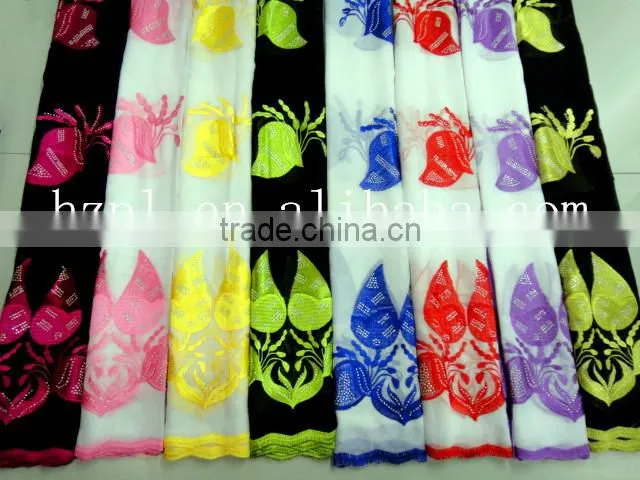 african muslim scarf for women/embroidered silk scarf/shawl scarf