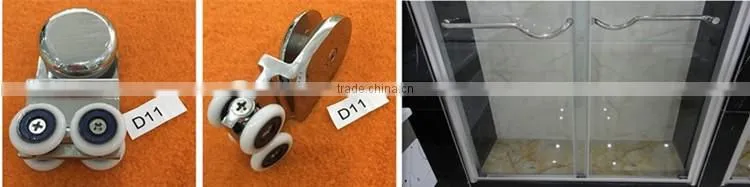 bathroom design double door sliding shower doors D11
