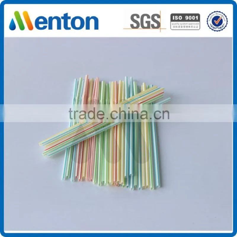 hard plastic colored thick drinking straws