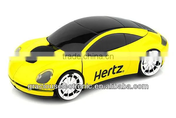wheeled scroll vehicle shaped wireless mouse