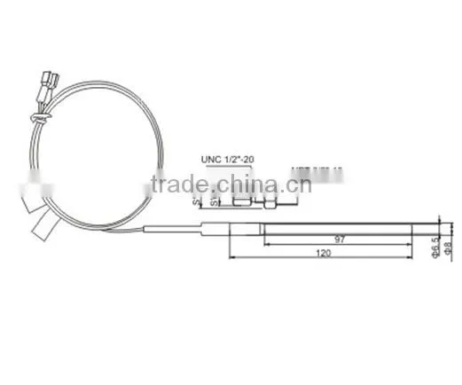 LH-300 exhaust gas temperature sensor with PID controller